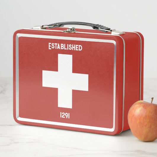 Lunch Box Croix Suisse - Established 1291 (In situ)
