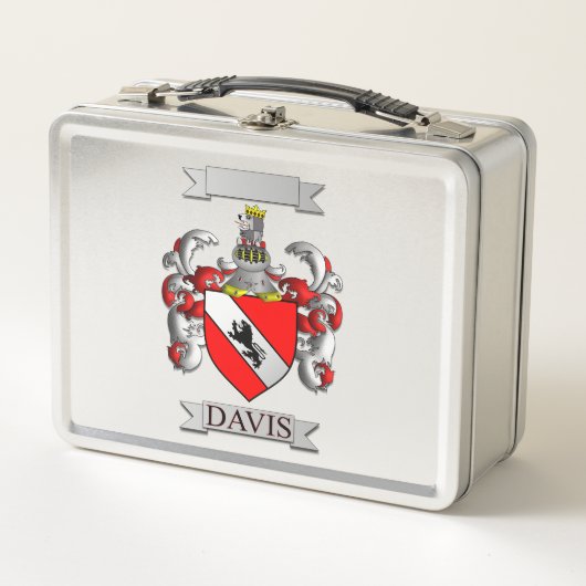Lunch Box Davis Familie Achternaam En Schild (Voorkant)