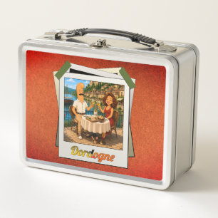 Lunch Box Dordogne Kek en Ina - Geschenk met kurke