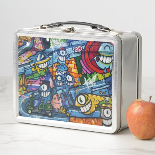 Lunch Box - Fun Street Art (In situ)