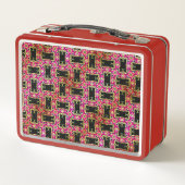 Lunch BOX Jimette Design - Lekker eten plezier ! (Achterkant)