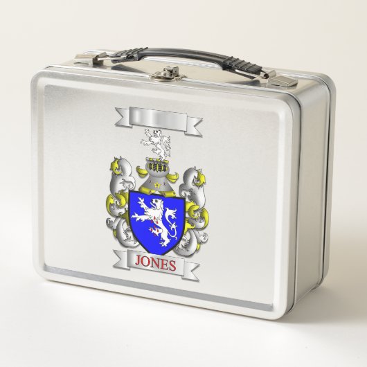 Lunch Box Jones Familienaam En Schild (Voorkant)