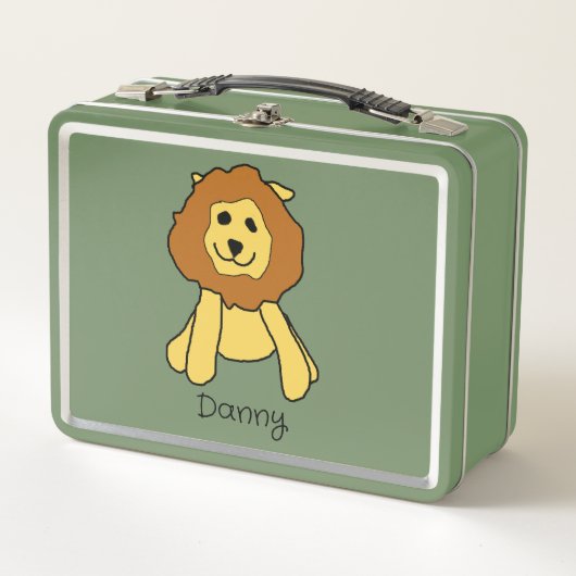 Lunch Box - Leeuwkarakterisering (Voorkant)