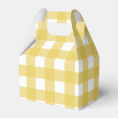 Lunch Box Lichtgeel Vichy Bedankdoosjes (Achterkant)