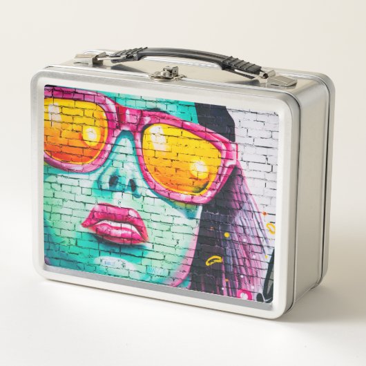 Lunch Box - Lippenstift Urban Street Art (Voorkant)
