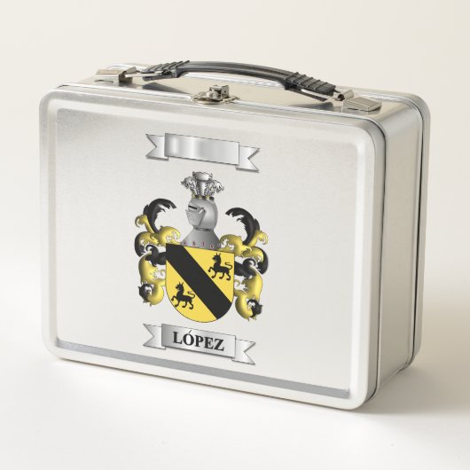 Lunch Box Lopez Achternaam En Schild (Voorkant)