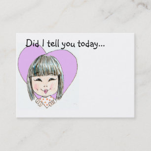 Lunch Box Love Note - Gepersonaliseerd Visitekaartje