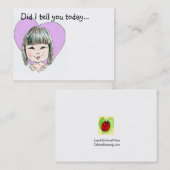 Lunch Box Love Note - Gepersonaliseerd Visitekaartje (Voorkant / Achterkant)