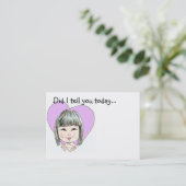 Lunch Box Love Note - Gepersonaliseerd Visitekaartje (Staand voorkant)