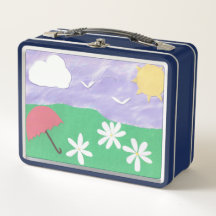 Lunch Box met een Sunny Day Scene