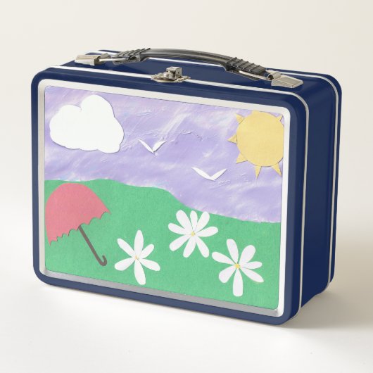 Lunch Box met een Sunny Day Scene (Voorkant)