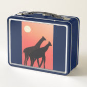 Lunch Box met Giraffe Design (Achterkant)