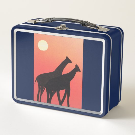 Lunch Box met Giraffe Design (Voorkant)
