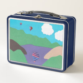 Lunch Box met Lake and Mountain Design