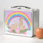 Lunch Box met regenboog en bundels (In situ)
