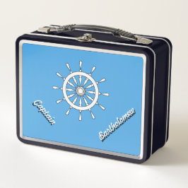 Lunch Box - Nautisch thema met naam