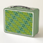 Lunch Box - Snakeskin Patroon in Groenen (Achterkant)