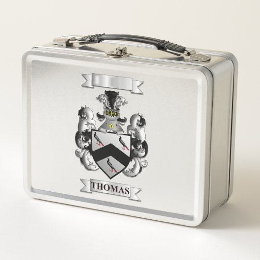 Lunch Box Thomas Familienaam En Schild (Voorkant)