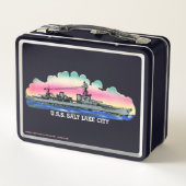 Lunch box USS Salt Lake City (CL/CA-25) (Achterkant)