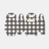 Lunch Box Vichy Bedankdoosjes (Uitgevouwen)