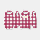 Lunch Box Vichy Bedankdoosjes (Uitgevouwen)