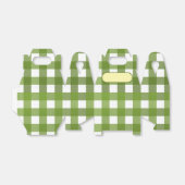 Lunch Box Vichy Green Bedankdoosjes (Uitgevouwen)