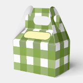 Lunch Box Vichy Green Bedankdoosjes (Voorkant Zijde)