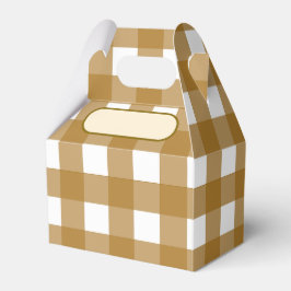 Lunch Box Vichy Siena Bedankdoosjes