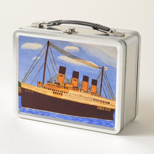 Lunch box voor schip Titanic (Voorkant)