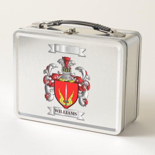 Lunch Box Williams Familienaam En Schild (Voorkant)