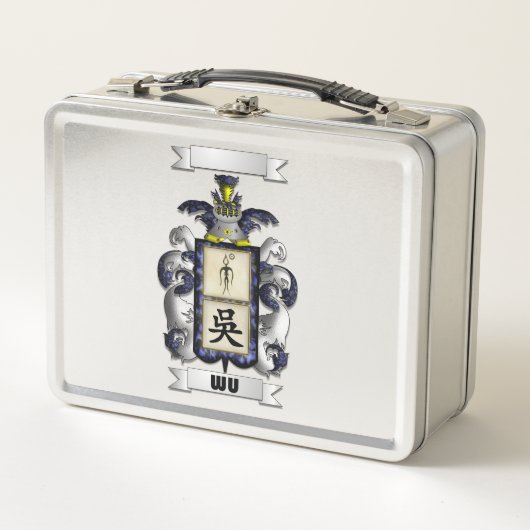 Lunch Box Wu Achternaam En Schild (Voorkant)