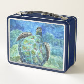 Lunch box - Zee schildpad #2 (Achterkant)