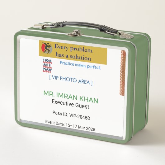 Lunch Boxes | Birthday | Custom | Photo (Voorkant)