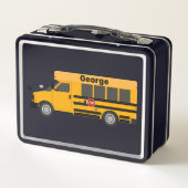 Lunch Boxes van het kind School Bus Lunchboxes (Achterkant)