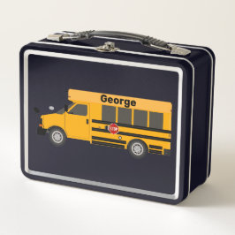 Lunch Boxes van het kind School Bus Lunchboxes