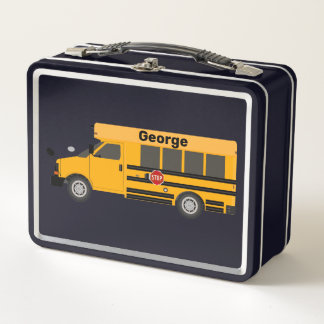Lunch Boxes van het kind School Bus Lunchboxes