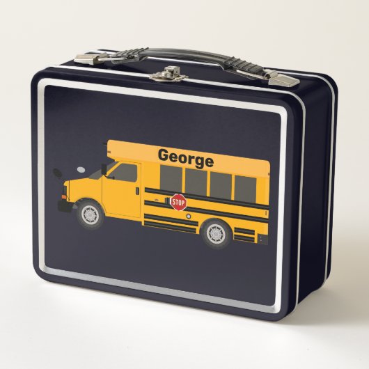 Lunch Boxes van het kind School Bus Lunchboxes (Voorkant)