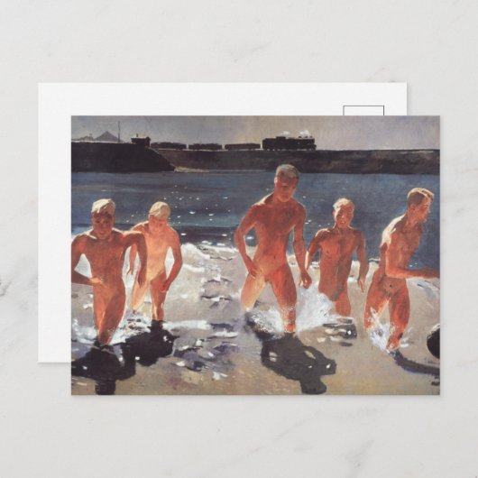 Lunch Break Briefkaart (Voorkant / Achterkant)