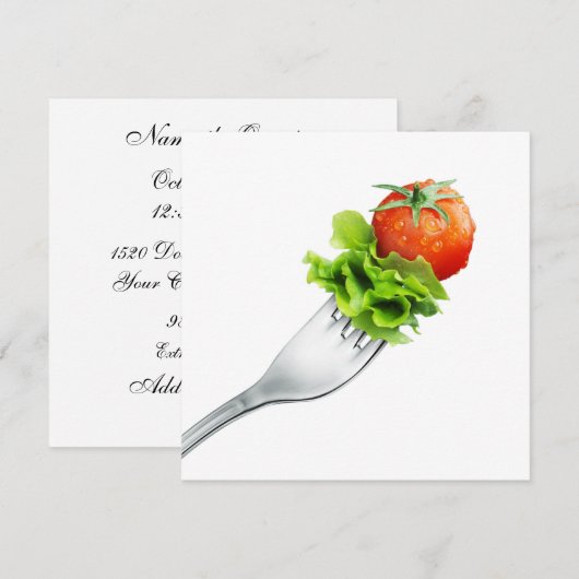 Lunch, brunch, noem maar op - SRF Kaart (Voorkant / Achterkant)