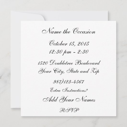 Lunch, brunch, noem maar op - SRF Kaart (Achterkant)