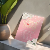 Lunch & Bubble Vrijgezellenfeest Flowers String Li Kaart