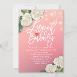 Lunch & Bubble Vrijgezellenfeest Flowers String Li Kaart