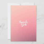 Lunch & Bubble Vrijgezellenfeest Flowers String Li Kaart (Achterkant)