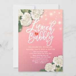 Lunch & Bubble Vrijgezellenfeest Flowers String Li Kaart