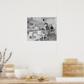 Lunch Counter, 1941 Poster (Keuken)