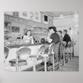 Lunch Counter, 1941 Poster (Voorkant)