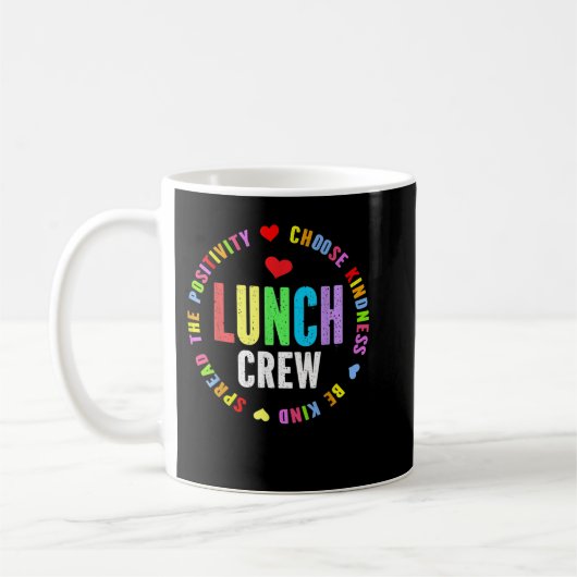 Lunch Crew Funny Dames Cafeteria Workers L Koffiemok (Links)