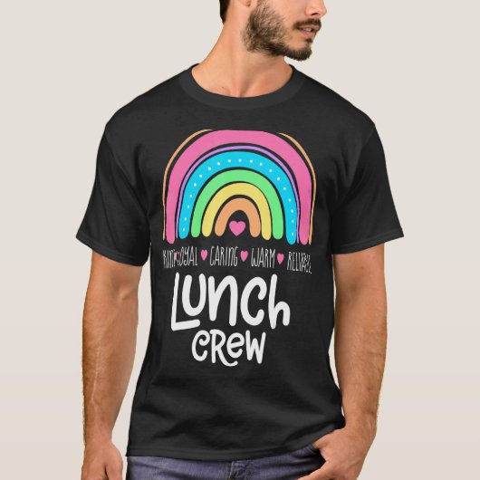 Lunch Crew Group Matching School Cafeteria Squad S T-shirt (Voorkant)