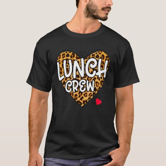 Lunch Crew Group Matching School Cafeteria Squad S T-shirt (Voorkant)