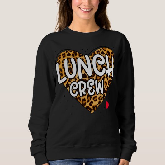 Lunch Crew Group Matching School Cafeteria Squad S Trui (Voorkant)